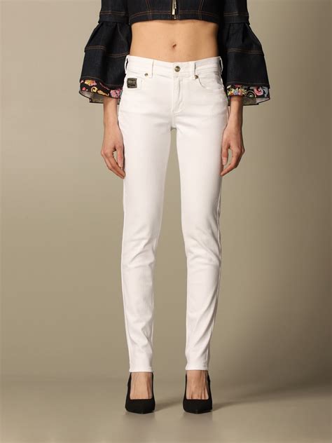 versace white pants price|Versace pants women.